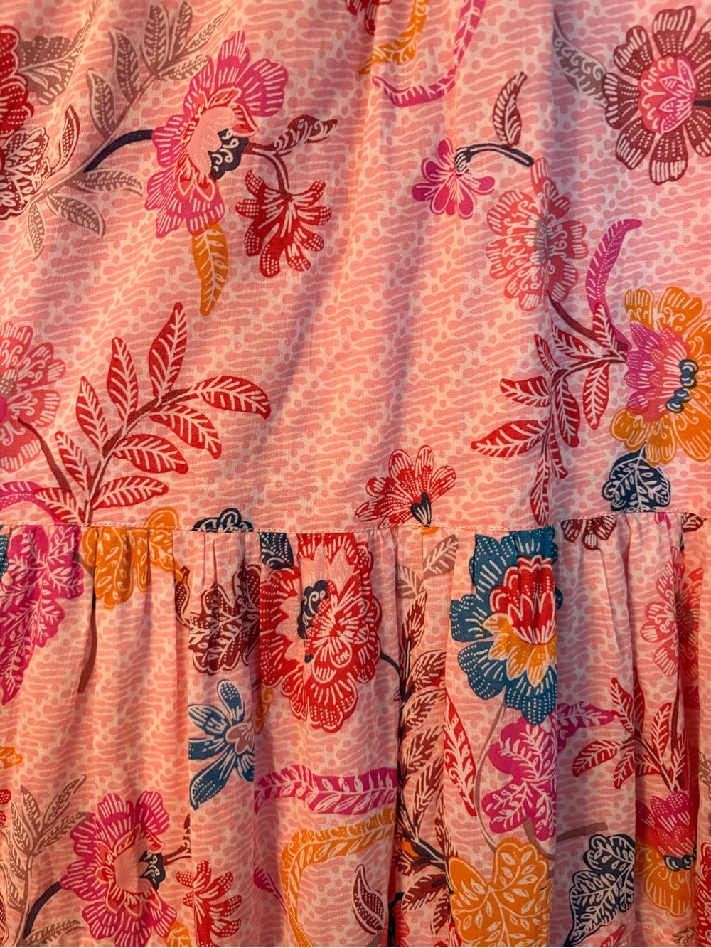 Molly Bracken Pink Alba Floral Tiered Maxi Dress - Picture 14 of 15